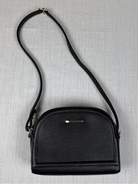 Apt 9 Black Shoulder Bag with Gold Accent - Women
